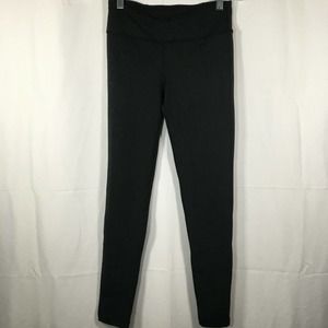 Mono B‎ Leggings Womens Sz Small Black Stretch Knit Athletic Athleisure Lattice